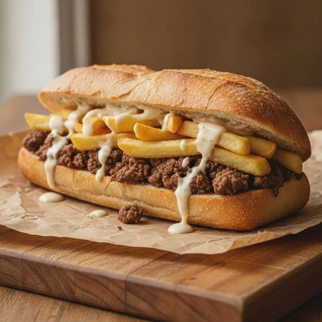 Américain frites